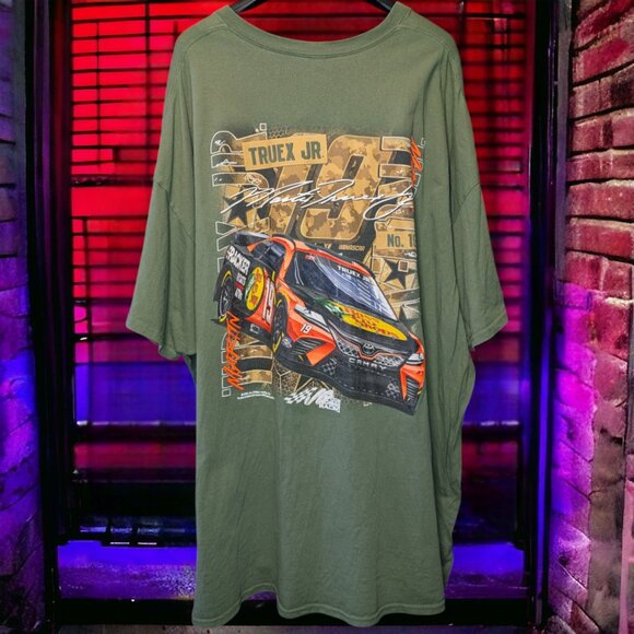 Truex Jr. No. 19 Joe Gibbs Racing Bass Pro Nascar USA T-Shirt - Picture 2 of 8